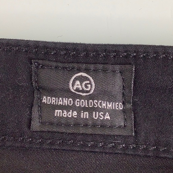 AG Adriano Goldschmied The Legging Super Skinny distressed Vegan Leather SZ 26 R - Picture 9 of 16